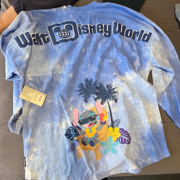 Disney Tie-Dye Blue Stitch Spirit Jersey - Picture 3 of 3